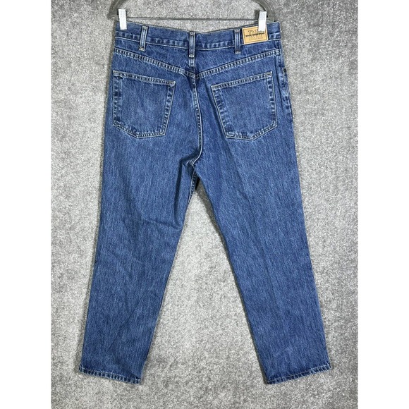 Kirkland Rock Hardwear Straight Leg Jeans Mens Size 34x30 Blue Denim‎ Cotton - Picture 2 of 11